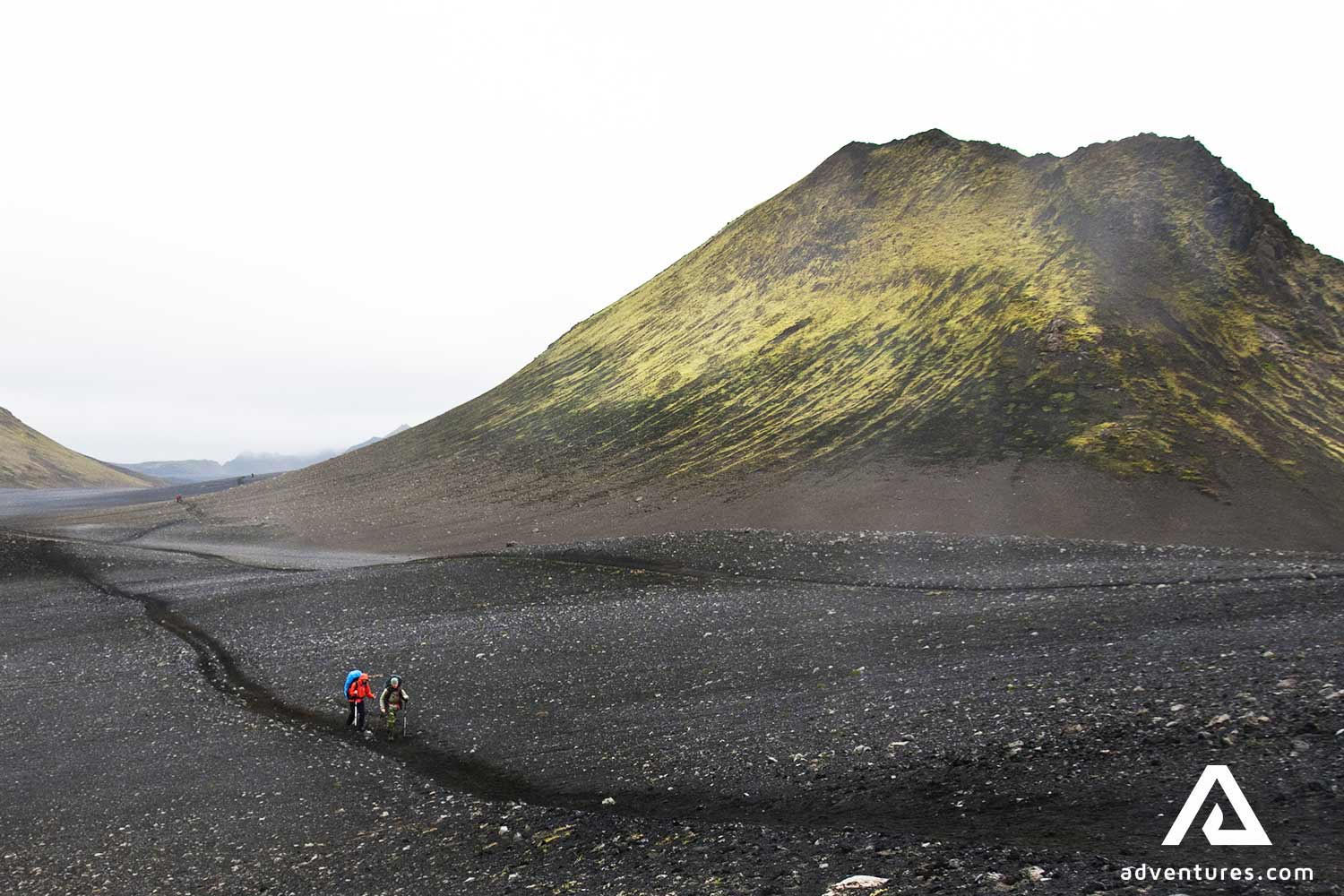 trekking a volcanic desert in laugavegur trail