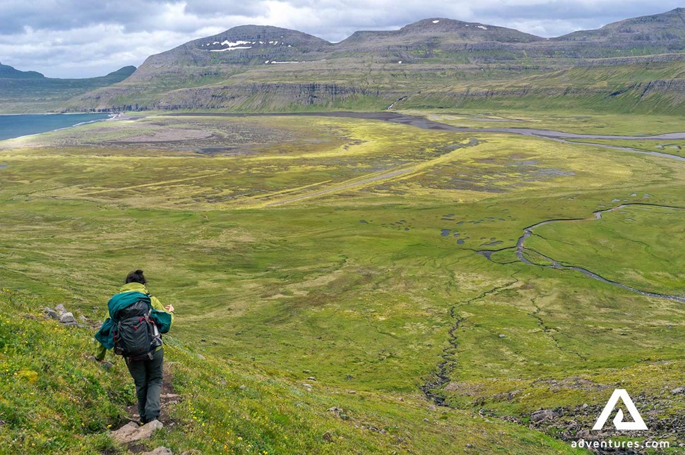 hiking hornbjarg cliffs iceland