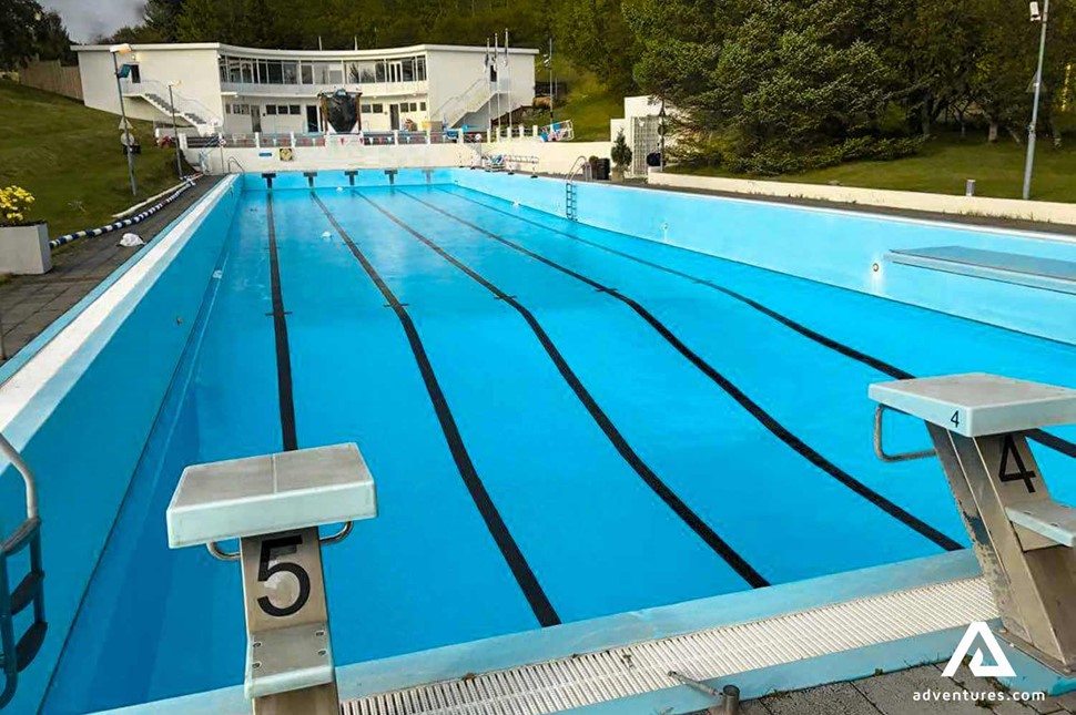 swimming pool in hveragerdi town