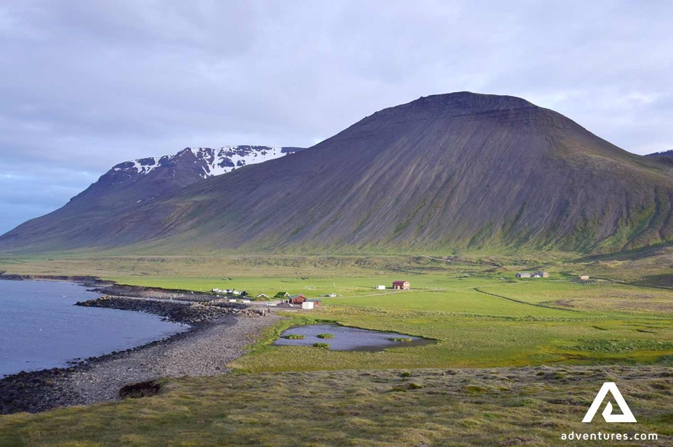 Grettislaug Mountain in Iceland