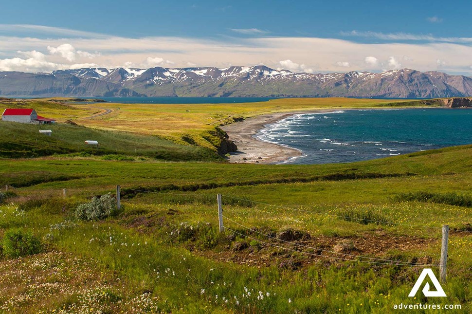 Tjornes Peninsula Panoramic View in Iceland