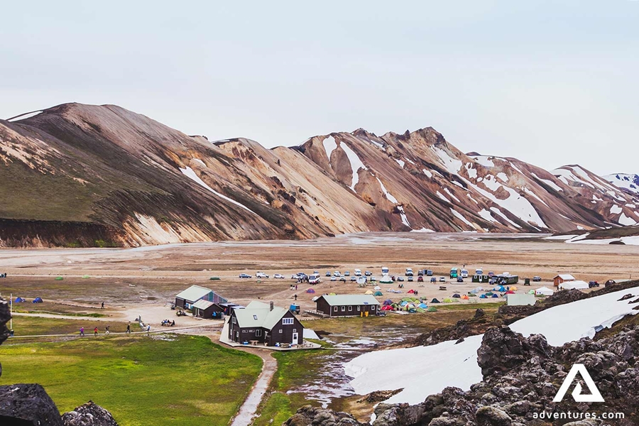 Landmannalaugar camping base