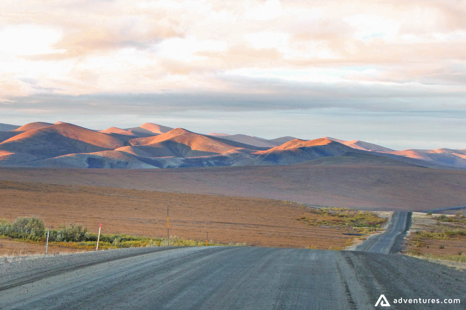 Mountain range landscape in Alaska