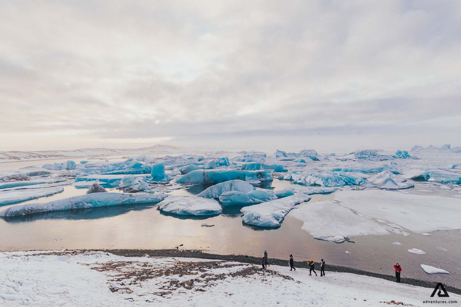 winter view of Jokulsarlon