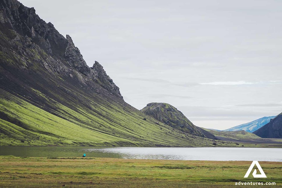 alftavatn mountain view in the highlands in Iceland