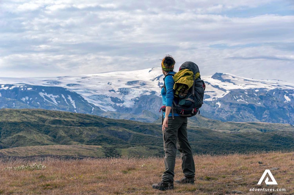 solo backpacking around thorsmork trails