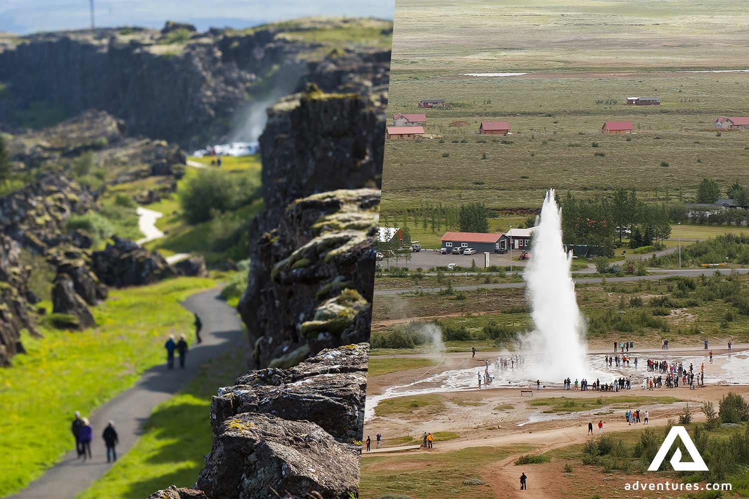Golden circle sightseeing in Iceland