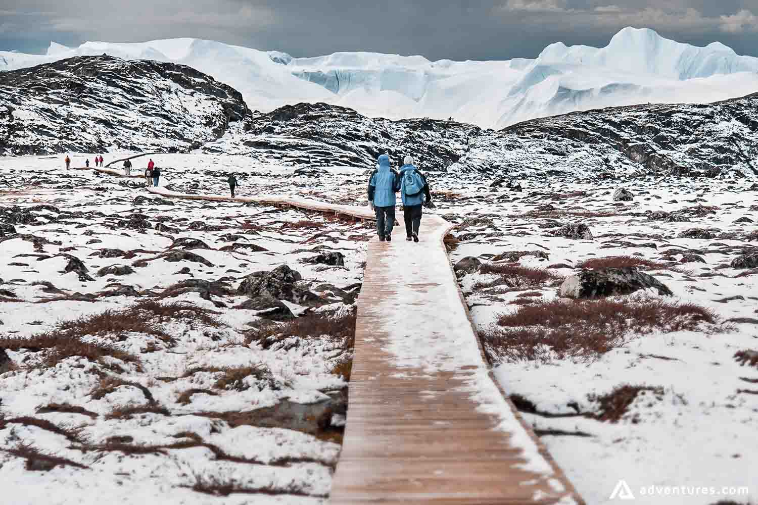 Wooden Path in Nunavut