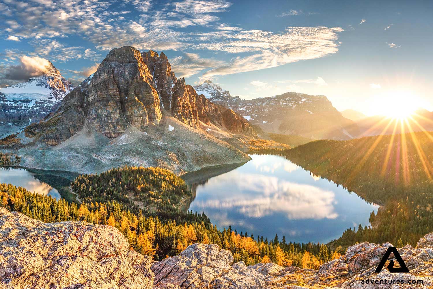 banff highline trail views and mountains