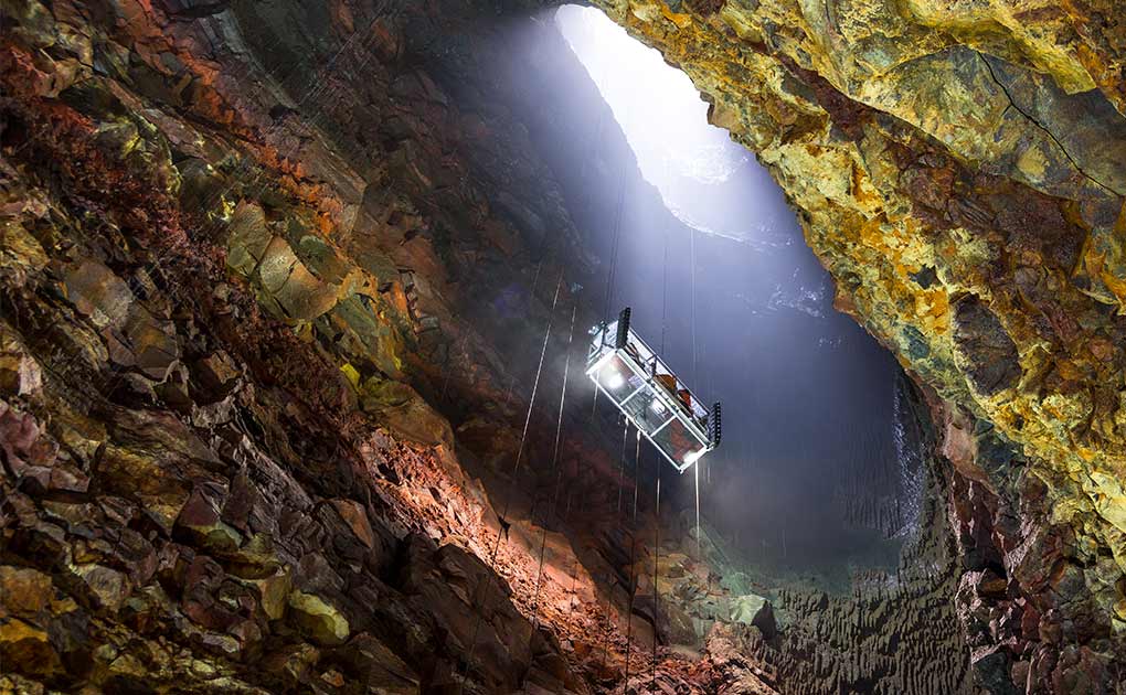 Inside the Volcano - Thrihnukagigur Magma Chamber