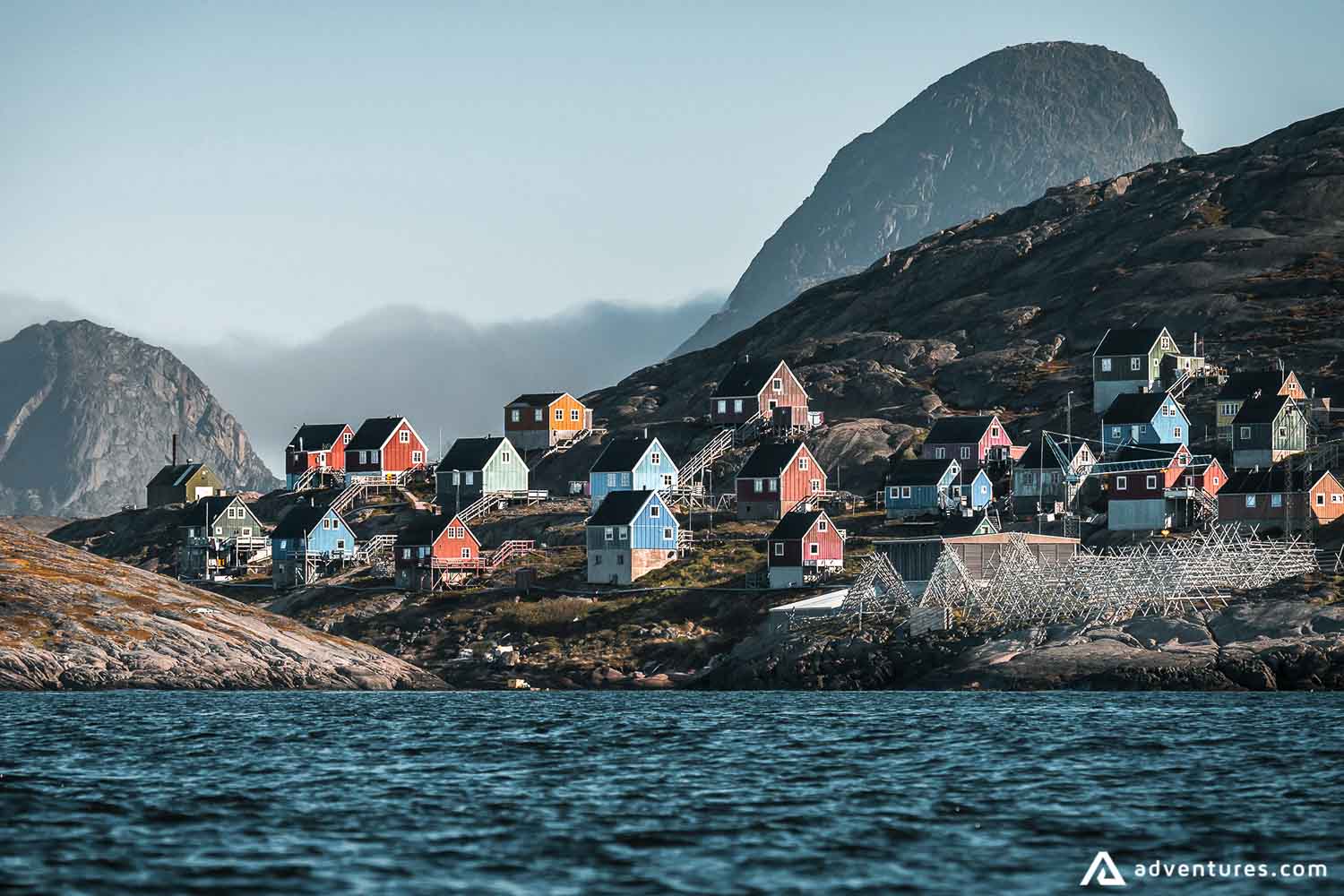 Kangaamiut settlement in Greenland