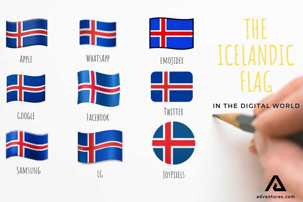 Emojis Emoticons Icelandic Flag In Digital World