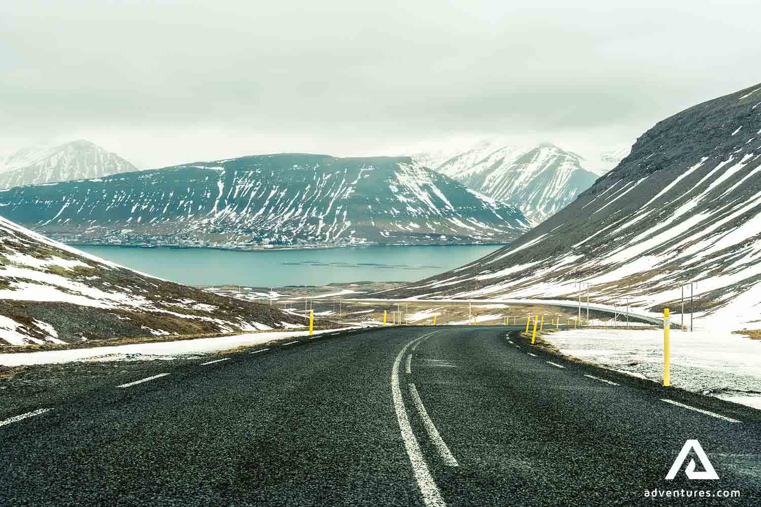 Winter Road Westfjords Iceland