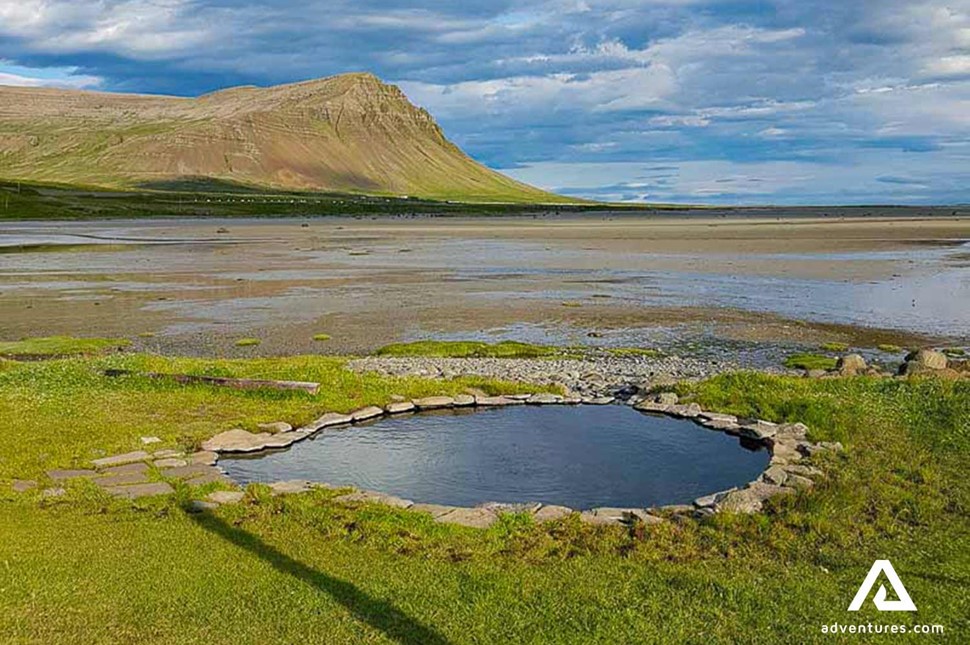 Birkimelur Pool Westfjords in Iceland