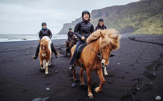 Black Beach Horse Riding Tour
