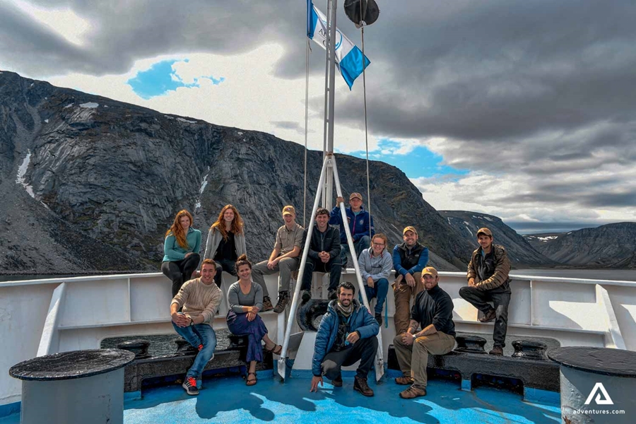 Travelers photo on a cruise
