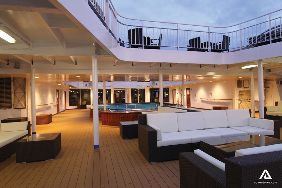 Cruise ship Endeavour interior