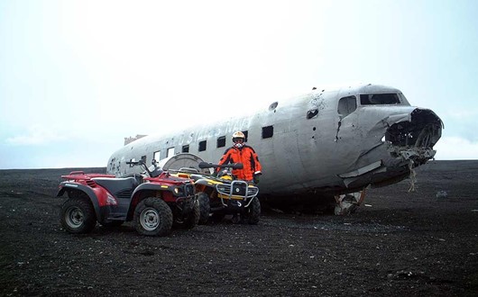 Excursion en quad à l’épave d’un avion à Solheimasandur