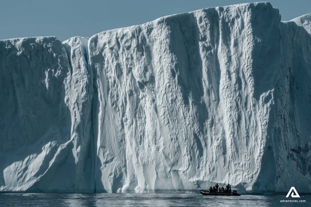 The huge Ice Cliff in Greenland