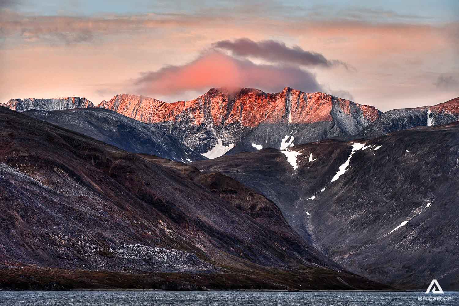 Mountain Range Sunset 