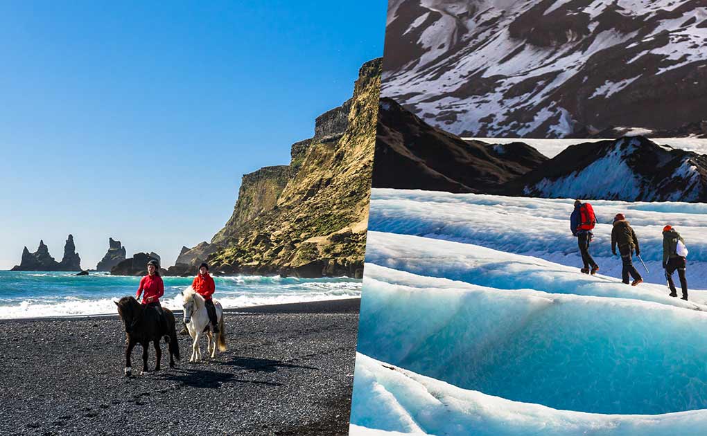 Glacier Walk & Horseback Riding Tour 
