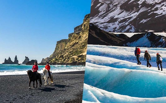 Glacier Walk & Horseback Riding Tour 