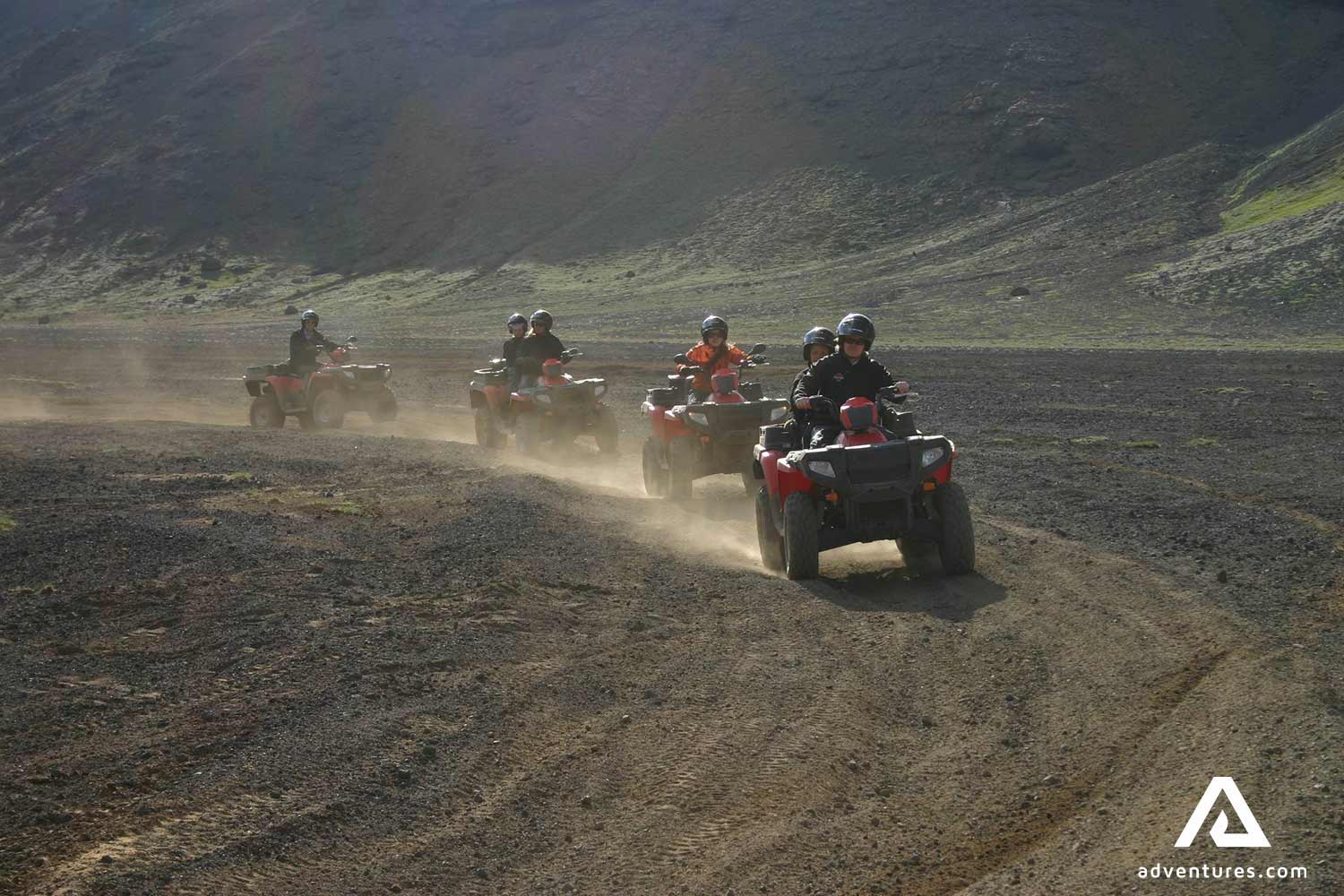 Small group driving ATV tour in Iceland
