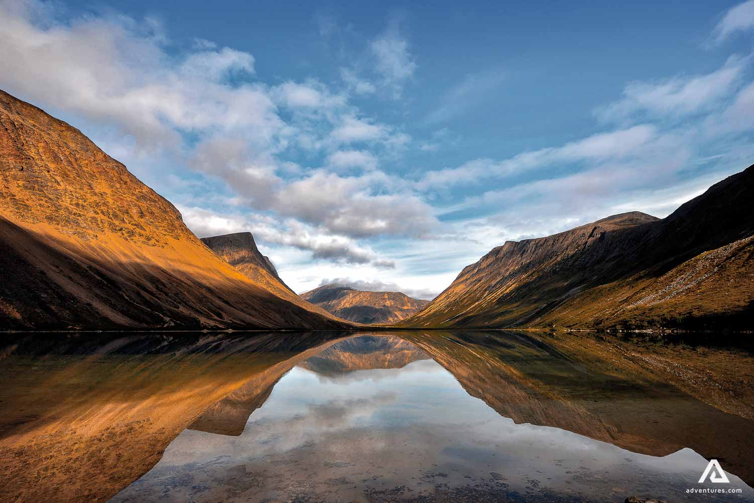 Beautiful Stromfjord with clear sky