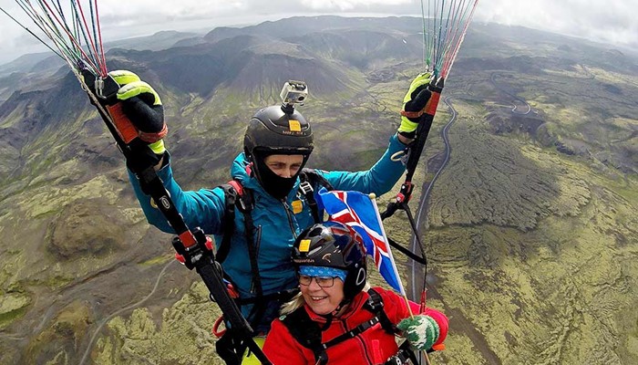 Paragliding Tandemflug - Nahe Reykjavik