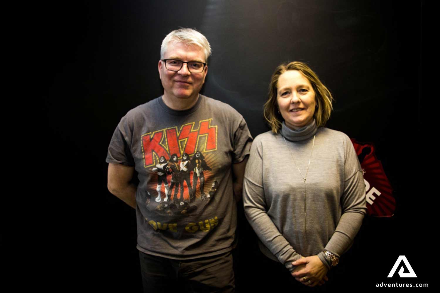 happy friends in an escape room