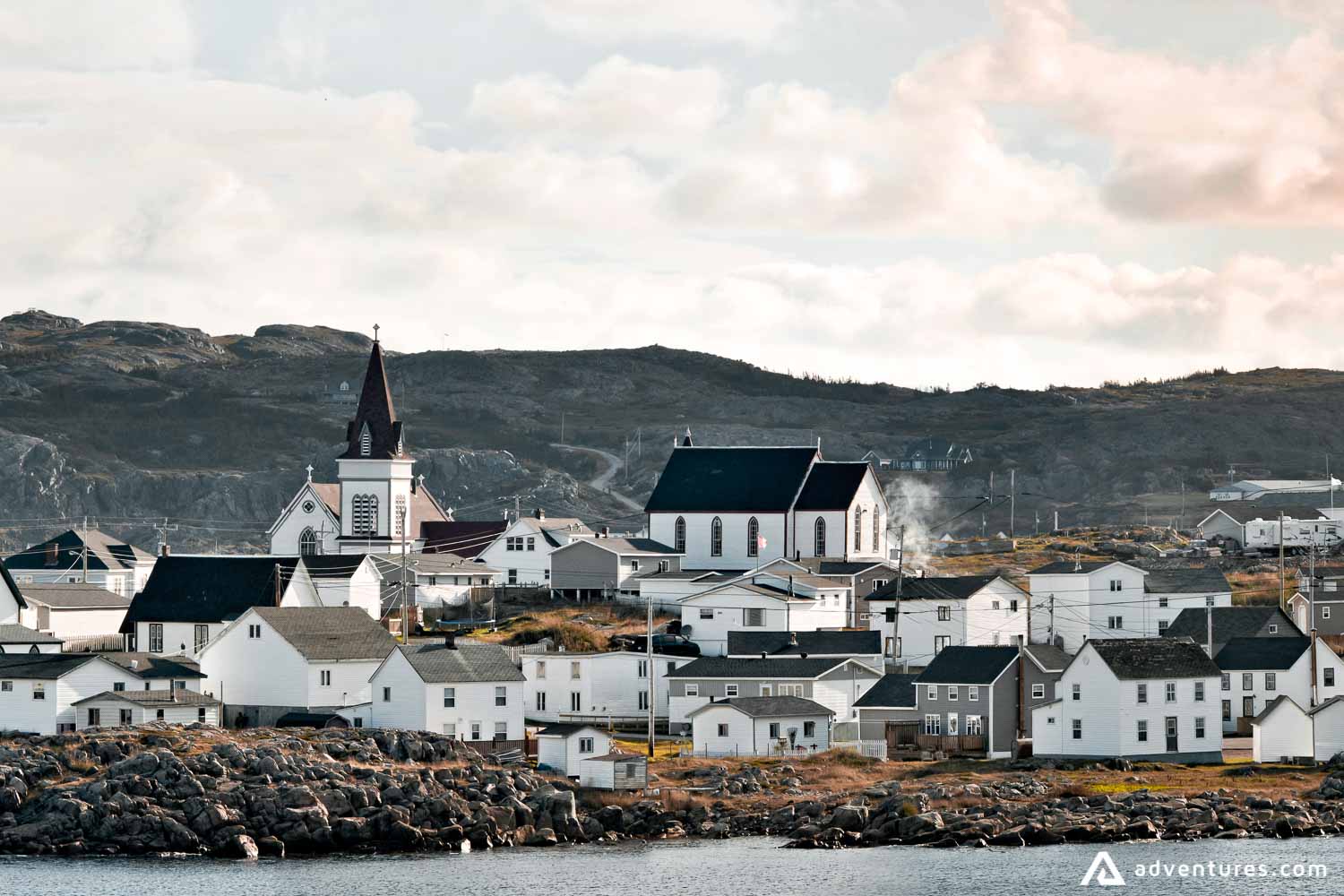 Town on the sea shore