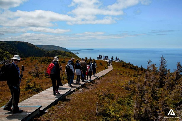 Coast Walk Path in Canada