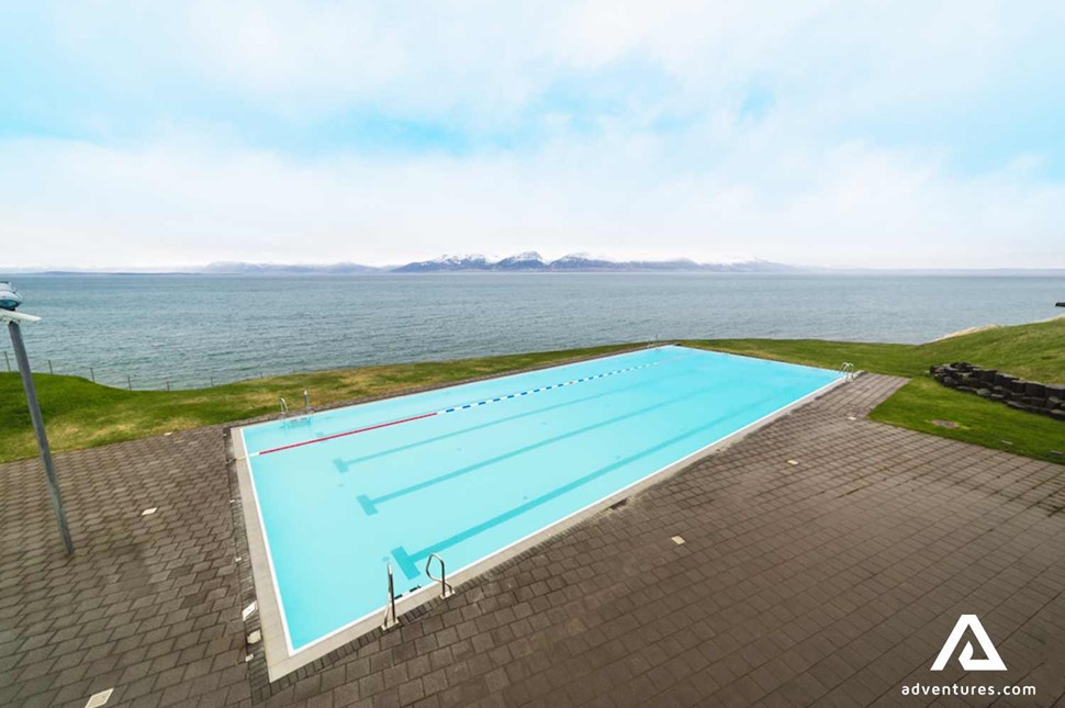 hofsos swimming pool in north iceland