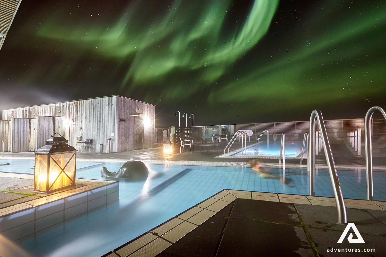 northern lights at laugarvatn