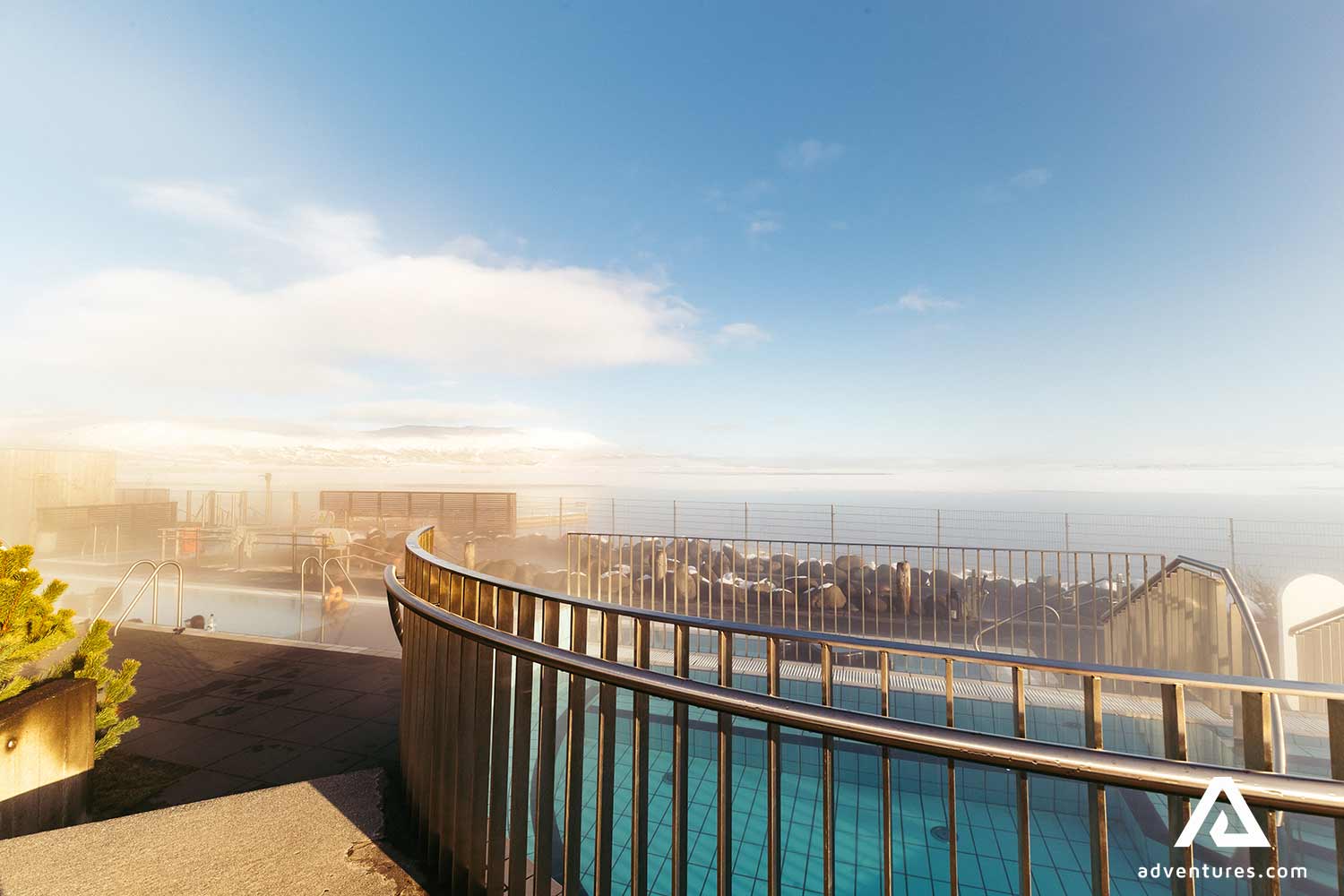 sunny day at laugarvatn