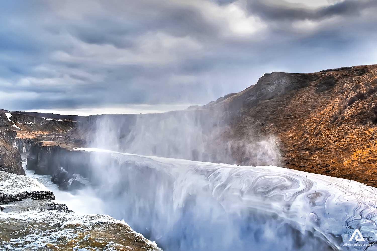 Beautiful waterfall in Iceland
