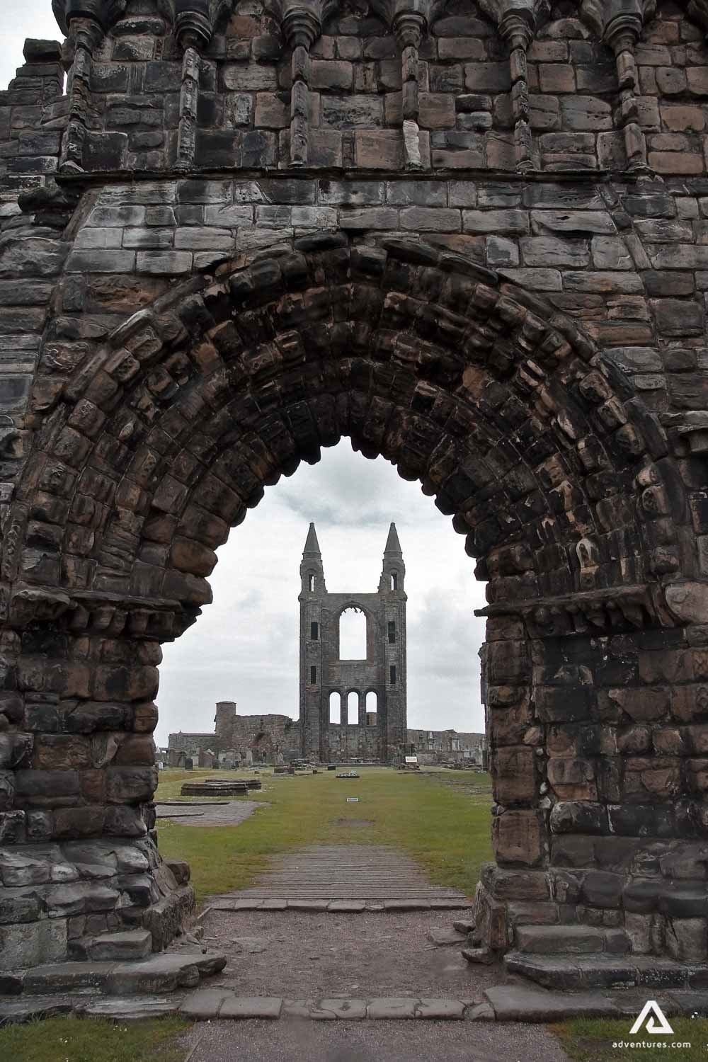 St Andrews Cathedral Ruins in Scotland