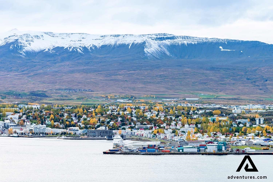 akureyri in the north of iceland