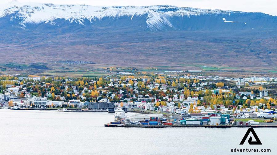 akureyri in the north of iceland