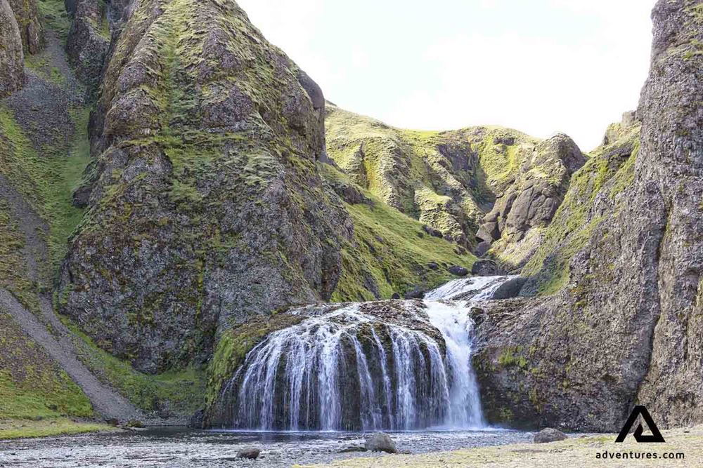 stjornafoss waterfall near kirkjubaerklaustur