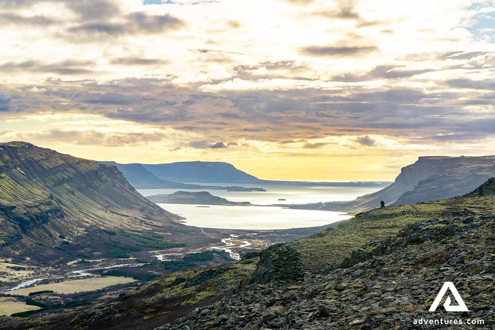hvalfjordur valley near reykjavik