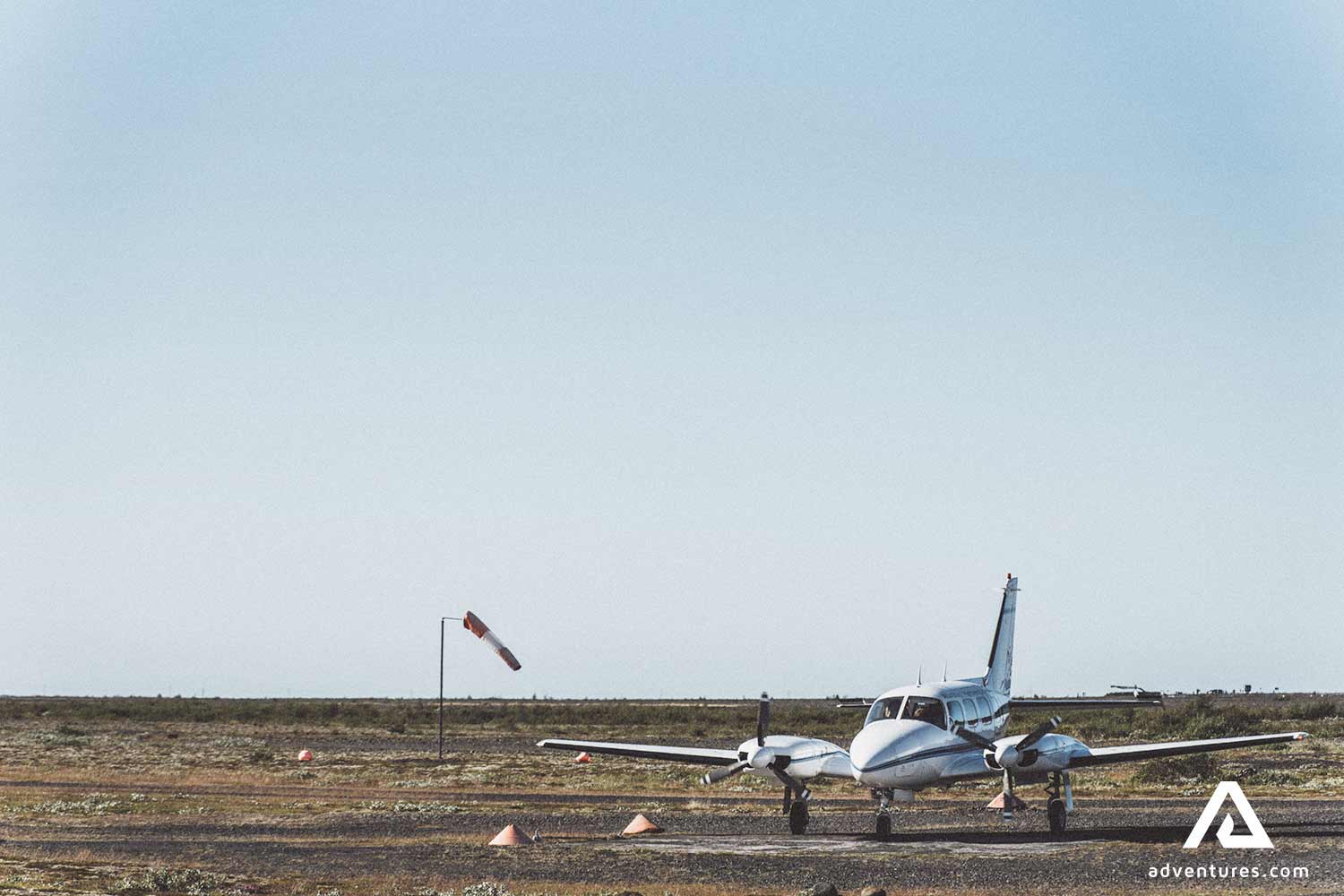 small plane before a flight