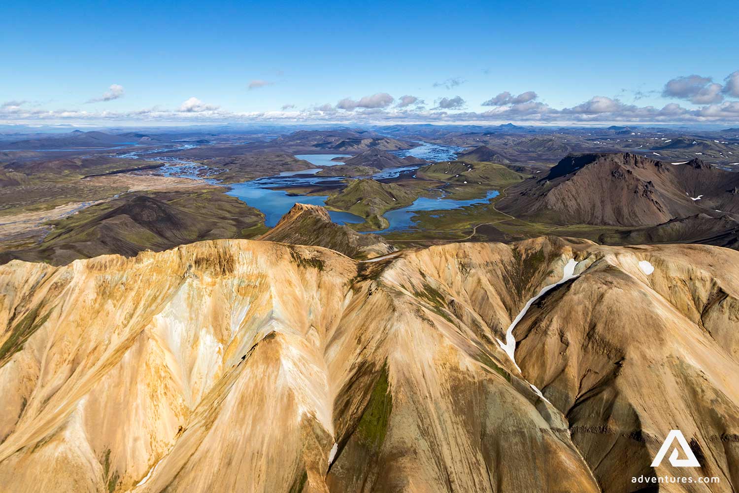 fjallabak nature reserve from above