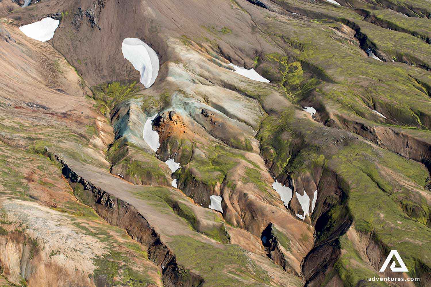 colourful mountains in landmannlaugar