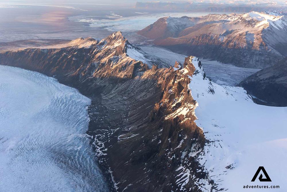 svinafellsjokull and skaftafellsjokull glacier views