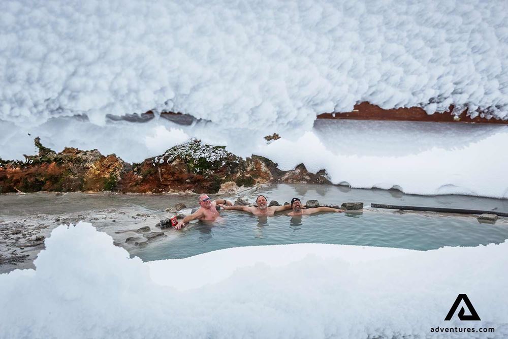 winter geothermal bathing