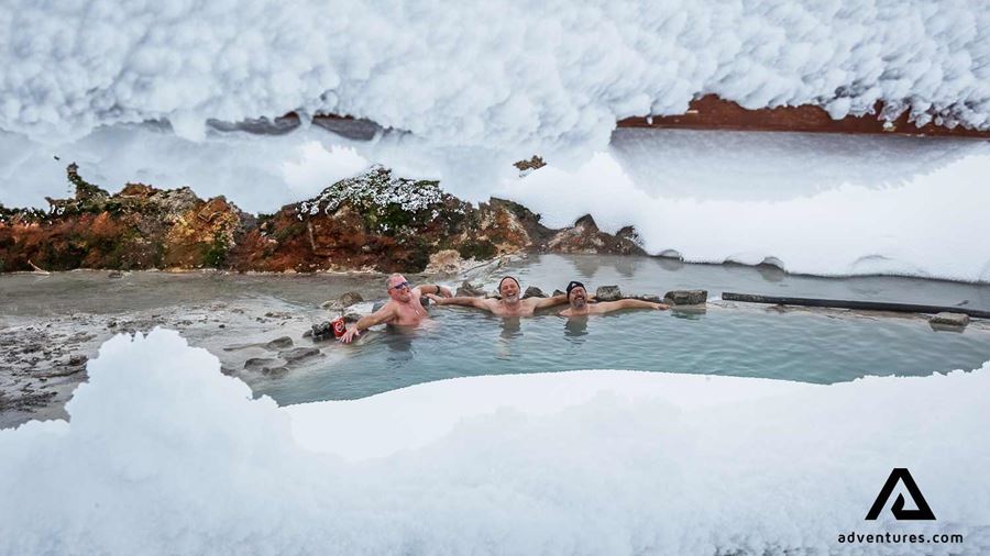 winter geothermal bathing