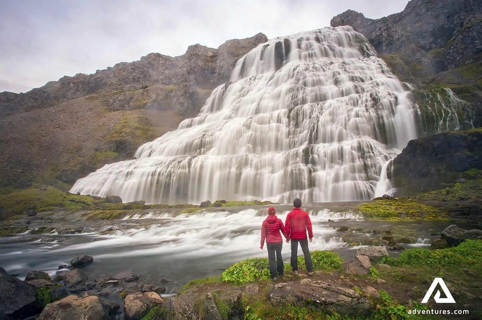 dynjandi waterfall in westfjords