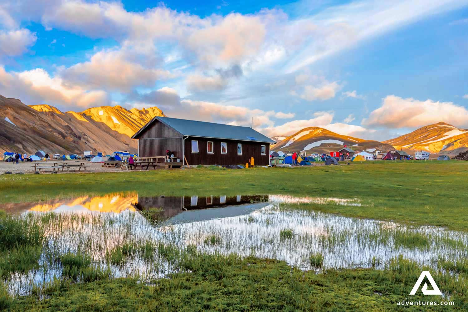 information center in landmannalaugar highlands