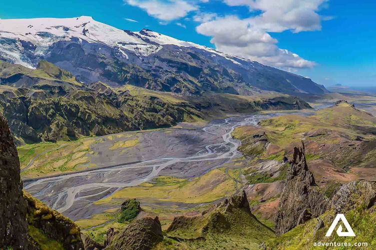 thorsmork valley view thorsmork valley view in summer
